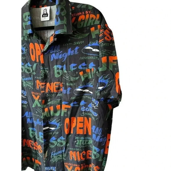 X-Girl x Huff Women’s Sound Resort Top Size M - Picture 5 of 9